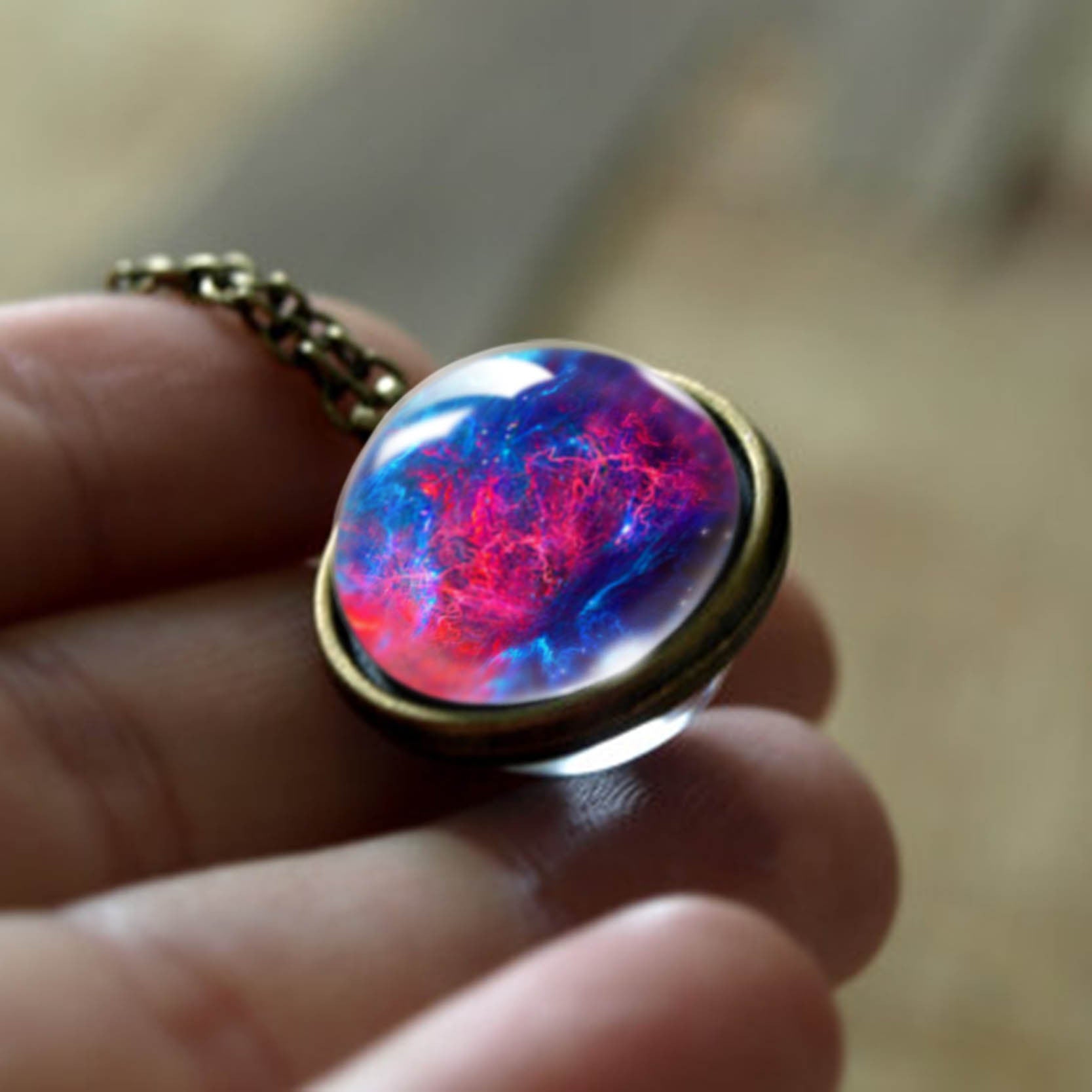 Venta al por mayor Collares De Cristal Cósmico